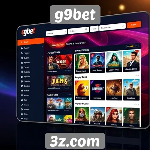 interface do g9bet é intuitiva e acessível